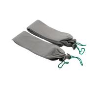 LABA-TEX Flood Barrier Snakes, Water-Activated Sandless Sandbags, 2x10L | Water-Activated, Instant Leak Protection, Super Absorbent: 10L into Gel, Sandless, No-Prep, Easy-Lift Rope Loops, Disposable
