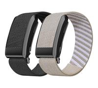Laband 2 Pack Elastic Nylon Sport Band Compatible with Whoop 4.0 Band and Whoop 3.0, Fast-Drying and Sweat-Wicking, Soft Adjustable Breathable Wristband Strap, One Size, Nylon, no gemstone