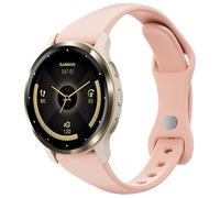 Laband 22mm Slim Silicone Watch Band Compatible with Garmin Venu 3/Venu 2/Venu 4 45mm/Vivoactive 4,Thin Soft Narrow Sport Replacement Wristband Straps for Forerunner 570 47mm/265/255/255 Music Women