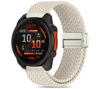 Laband QuickFit 22mm Braided Magnetic Compatible with Garmin Fenix 8 47mm Band/7/7 Pro/6 Pro/6/5/5 Plus,Soft Loop Stretchy Nylon Replacement Strap for Forerunner 965/955/Approach S62/Instinct 3 45mm