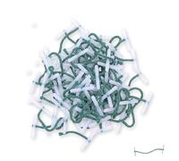 LABAOO 100 Pcs Treasury Tags, 76mm Paper Tags with String, Treasury Green Tag 76mm Ties, Green Gift Tag, Suitable for Organization and Tidying Up Offices, Schools, and Homes
