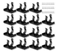 LABAOO 15 Pcs Kitchen Plinth Clips, Kitchen Kickboard Board Plinth Clips, Kickboard Clip, with 30 Screws, Suitable for Kitchens, Bathrooms and Other Similar Spaces