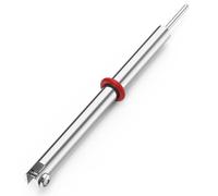 Labasics 304 Stainless Metal Steel Electrode Holder, Multi-Purpose Screw Type Replaceable Metallic Electrode Holder Clip, for Laboratory Electrolytic Cells
