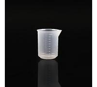 Labasics Beaker Set, Borosilicate Plastic Graduated Low Form Griffin Beakers Measuring Cylinder Lab Jug Bottles Tools For Laboratory 1000ml