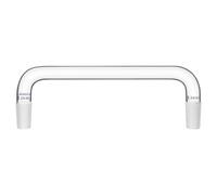Labasics Glass Distilling Adapter, Borosilicate Glass Distilling Adapter, 24/40 Inner Joints, 75 Degree and 105 Degree Bent Chemistry Adapter for Laboratory Distillation