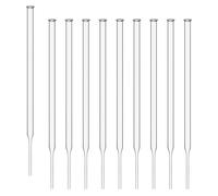 Labasics Glass Non-Graduated Dropper Pipettes for Laboratory Use, Liquid Transfer and Mixing, for Scientific Experiments and Lab Applications (Pack of 50), 3 ml