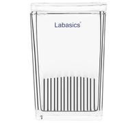 Labasics Glass TLC Developing Tank, Square, Lab Equipment for Thin Layer Chromatography, Corrosion Resistance