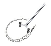 Labasics Lab Chain Clamp Holder, Adjustable Lab Glassware Clamp Chain with 3.99-14.5 cm Holding Size for Beakers, Flasks, Condensers Fixture Lab Accessories