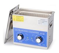 Labasics Ultrasonic Cleaner, 304 Stainless Steel All-purpose Ultrasonic Cleaner with Mechanic Control Panel of Heating and Timer for Laboratory 40kHz 220V, 3.2L