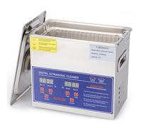 Labasics Ultrasonic Cleaner, Professional All-purpose Stainless Steel Ultrasonic Cleaner with Digital Display Timer and Heat Control for Laboratory 220V, 3.2L