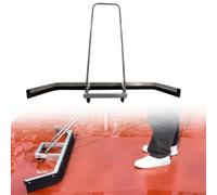 Labasuan 4.9FT Extra Long Tennis Court Squeegee, Stainless Steel Floor Water Squeegee with Handle and Wheels, EVA Foam, Outdoor Court Water Pusher for Sport Courts Garages