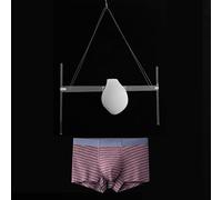 Labasuan Man Underwear Swimsuit Mannequin Torso, Underwear Display Rack Invisible, Adjustable Mannequin Torso Pants Clothes Hangers,3D Acrylic Underwear Hanger, For Underpants Display