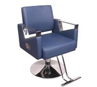 Labasuan Salon Chair Styling Barber Chair, Reclining Salon Chair, PU Leather Multi-Function Shampoo Chair for Beauty Salons and Barbers(Blue,A)