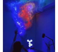 Labasuan Thundercloud LED Ceiling Light Kit, DIY Storm Cloud Lights, 3D Flame-Retardant Cotton, APP/Remote Control, RGB Atmosphere Night Light, for Bar/KTV/Wedding/Store(5m)