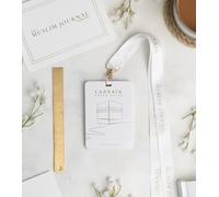 Labbaik Umrah Dua Cards With White Lanyard - Your Step By Step Guide Includes Umrah Duas, Umrah Flash Cards
