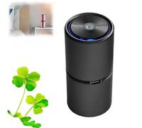 Labcharge Ionic Air Purifier for Home and Car - Filterless, 27dB Quiet, 12 Million Negative Ions, Portable (Black)