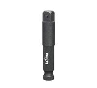 LABEAR- 3/8" Square Ext, 7/16" Hex, 3/8-Inch Male Square, Works with a 7/16-Inch Impact Driver