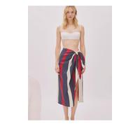 Labeca Women's Soho Linen Wrap Skirt | Size: Medium Labeca Multicolor M