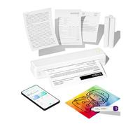 Labeer Portable Wireless Thermal Heat Small Printer 8.5 x 11 Inch Letter A4 Support, Inkless Simple Tiny Mobile Bluetooth Printer for Phone Laptop Travel Home Office
