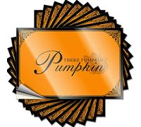 Label 3D Wall Decor Hey There Pumpkin & Car Funny Easy Apply Peel and Stick Wall Decor(12X18CM-2Pcs)