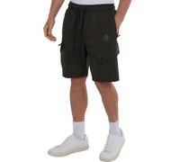 LABEL APPAREL Men’s 4-Way Stretch Cargo Shorts Water-Resistant, Quick-Dry, Wrinkle-Resistant Casual Outdoor Bottom Elastic Waist & Utility Pockets Combat Shorts Workwear Half Pants (Khaki XLarge)