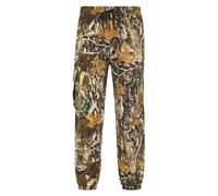 LABEL APPAREL Men's Jungle Print Camouflage Fleece Track Pants - Casual Joggers with Elastic Waist, Sweatpants for Comfortable Jogging & Gym (M-5XL)