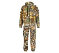 LABEL APPAREL Mens Jungle Print Camouflage Hoodie Tracksuit Fishing Hunting Zip Hoodie Hooded Jacket Sweatshirt Cargo Combat Trouser Plus Sizes Large