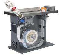 Label Applicator Machine, Semi-Auto for Round Labels, Fits 4.5-7cm Core, Compatible with Opaque & Transparent Labels (0.05mm Thick)