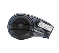 Label Cartridge Tape Compatible with BMP21-LAB BMP21-PLUS Refurbish Printer 19.1mm White Orange Red with Chip M21-750-595(Clear on White)