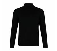 Label Cutters Kids Plain Polo Neck Roll Neck Tops Long Sleeve 2 to 14 Years (Black 5-6Y)