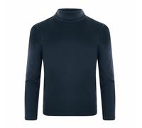 Label Cutters Kids Plain Polo Neck Roll Neck Tops Long Sleeve 2 to 14 Years (Charcl 5-6Y) Charcoal