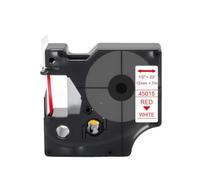 Label D1 Tape 6 Mm 9 Mm 12 Mm 45013 40913 43613 Compatible with LabelManager 160 280 (Red on White)