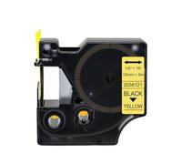 Label D1 Tape 6 Mm 9 Mm 12 Mm 45013 40913 43613 Compatible with LabelManager 160 280 (Yellow Glitter)