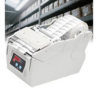 Label Dispenser and Peeling Machine with Digital Display, Handles 5-180mm Wide Labels, 130mm/s Speed for Workstation and Inventory Management