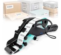 Label Dispenser Machine, Manual Labeling Gun with Smart Spacing Detection for 15-40mm Width, Ideal for Shipping and Warehouse Use