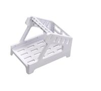 Label Holder for 4x6 Shipping Labels Printer Rolls and Fanfold Labels 2 in 1 Work for Desktop Themal Label Sticker Dispenser(1pcs-White)