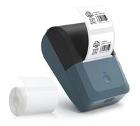 Label Maker Machine Mini Wireless BT Thermal Receipt Printer All in One BT Connect Price Tag DIY Date Journal Study Sticker Labeling Machine Compatible with iOS Android for Small Business Restaurant
