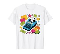 Label Maker Machine Pedestal Altar Organizer Humor Art T-Shirt