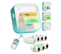 Label Maker Machine with Tape, Little Printer, Portable Thermal Printer Compatible with iOS & Android, Sticker Maker for School, Home, Office, Photos, Notes (Blue)