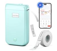 Label Maker Machine with Tape, Mini Portable Bluetooth Label Printer,Wireless Handheld Sticker Maker with Multiple Templates, D10 Thermal Label Makers for Home, Kitchen, School, Office Organization