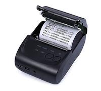 label maker, Mini label printer Bluetooth Printer Ticket Receipt USB Portable Wireless For 58mm Office supplies(Printer)