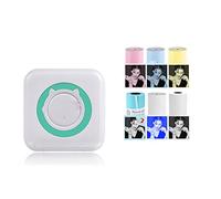 label maker, Mini Portable Printer Paper Rolls 57mm Pocket Printing Wireless Connect Printers Add 6Group(BL add 6Group)