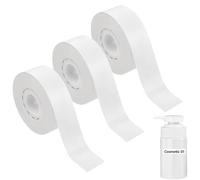 Label Maker Tape 3 Pcs PRT Label Tape Self-Adhesive Labels Waterproof Labels for DIY Marking of Name Price Shelf Life Classification Compatible with Various Models (15mm*4m)