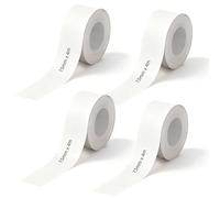 Label Maker Tape, 4 Pcs 15mm x 4m Waterproof Self-Adhesive Label Printer Tape for Qutie P15/P12/Q2/HP1/HP4/D32/D35, Thermal Printer Labels for Marking Name, Price, Shelf Life & Classification