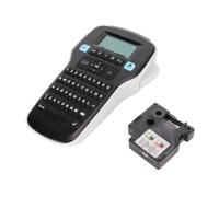 Label Manager Portable Label Maker, Quick and Easy Typing, Large Display, Print Custom Labels, Convenient and Portable, for Labels, 1/4in, 3/8in, and 1/2in Widths