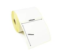 Label Metrics - 100mm x 100mm Direct Thermal Labels for Zebra, Citizen, Sato, Eltron, Datamax, Brother, UPS, Honeywell (20 Rolls)