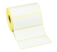 Label Metrics - 100mm x 38mm Semi Gloss Labels with Permanent Adhesive. 1,000 Labels per roll, 2000 Labels in Total. Compatible with Thermal Transfer Ribbon Printers.