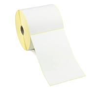Label Metrics - 101.6mm X 152.4mm Thermal Transfer Labels -Removable/Peel Adhesive - 25mm core (1 Roll)