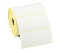 Label Metrics - 101.6mm X 50.8mm Direct Thermal Labels - Removable Adhesive. 1k per roll. (10 Rolls)