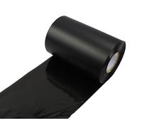 Label Metrics 104mm x 450m Black, Outside wound Thermal Transfer Economy Wax Grade Ribbon x 1